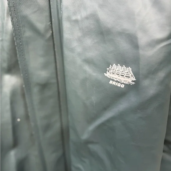 Grundens BRIGG 44 JACKET Dark Green Waterproof Raincoat for Men, Sz Small - Picture 3 of 7